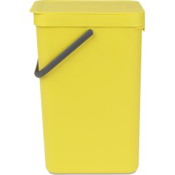 Brabantia Sort&Go Sorteringsspand 16 liter, gul