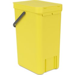 Brabantia Sort&Go Sorteringsspand 16 liter, gul