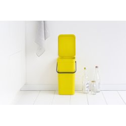 Brabantia Sort&Go Sorteringsspand 16 liter, gul