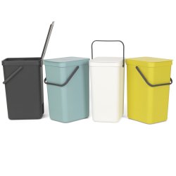 Brabantia Sort&Go Sorteringsspand 16 liter, gul