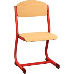 Class stol rød, size 4