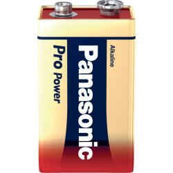 Panasonic str. 9V Pro Power Gold batteri, 1stk