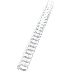 Fellowes plast spiralryg A4, 21 rings, 28mm, hvid
