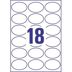 Avery L6024REV-25 pro.etiketter, 63,5 x 42,3mm