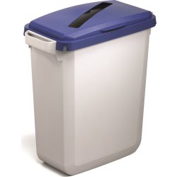 Låg "Papir" til affaldsspand 60 l, Blå