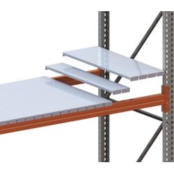 META palle stålhylde, 360x110 mm, Galvanis