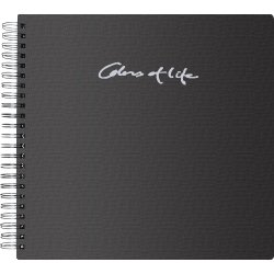 Mayland Fotoalbum Colors of life, sort, 240x230mm