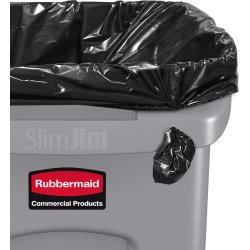 Rubbermaid Slim Jim affaldsbeholder, 87 liter, Grå