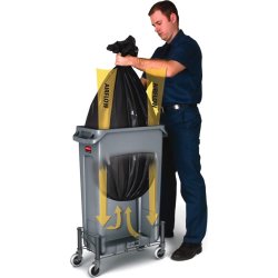 Rubbermaid Slim Jim affaldsbeholder, 87 liter, Grå
