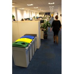 Rubbermaid Slim Jim affaldsbeholder, 87 liter, Grå
