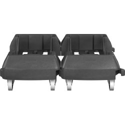 Vogn Rubbermaid Slim Jim affaldsbeholder, Sort