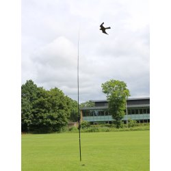 Fugleskræmmer sæt - 7 meter teleskopstang og fugl