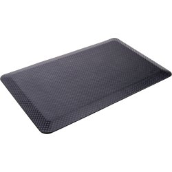 Comfort måtte til stående arbejde 81x51 cm sort