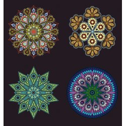 Mandalas malebog Kaleido Art Therapy