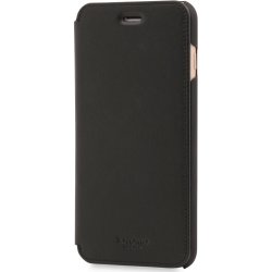 Knomo lædercover til iPhone 7 Plus, sort