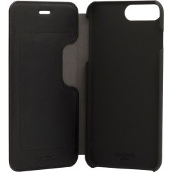 Knomo lædercover til iPhone 7 Plus, sort