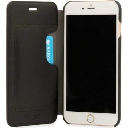Knomo lædercover til iPhone 7 Plus, sort