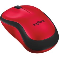 Logitech M220 Silent-mus, rød