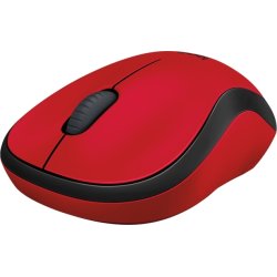 Logitech M220 Silent-mus, rød