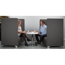 Silence mødesæt m/ 2 sofaer og et loungebord
