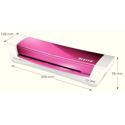 Leitz Lamineringsmaskine iLAM Home A4 hvid/pink