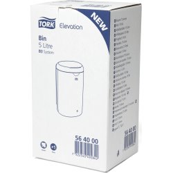 Tork B3 affaldsspand, 5 liter, hvid
