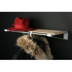 KNAX Hattehylde, 40 cm, sæbebehandlet eg