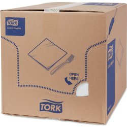 Tork Frokostservietter, 2-lags, hvid, 200 stk.