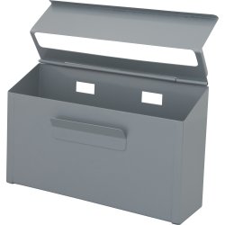 Grey Væghængt udendørs askebæger, pulverlakeret
