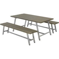 Plus Royal Plankesæt L. 177 cm, Gråbrun