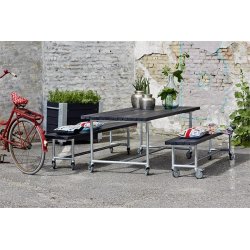 Plus Urban Picnic Plankesæt L. 207 cm, Sort