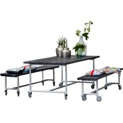 Plus Urban Picnic Plankesæt L. 207 cm, Sort