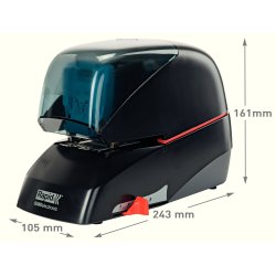 Rapid Supreme R5080e Elektrisk hæftemaskine, sort