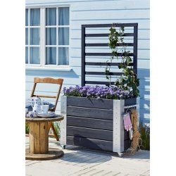 Plus Cubic Blomsterkasse 87x50x155 cm, Sort