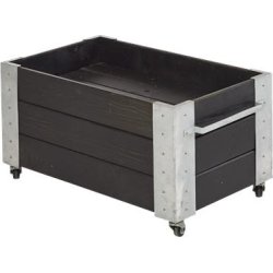 Plus Cubic Blomsterkasse 87x50x45 cm, Sort