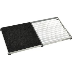 Plus Cubic rist 40x40cm 2 stk. m/måtte, Sort