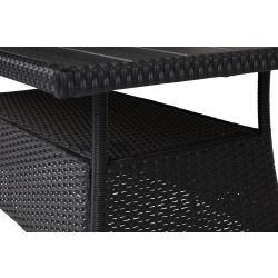 Oscar luksus havebord sort B84xL150 cm