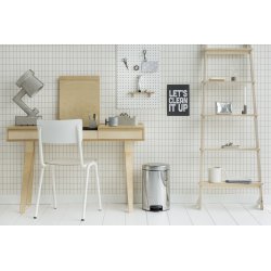 Brabantia Pedalspand, 12 L, brilliant steel