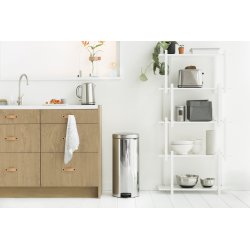 Brabantia Pedalspand, 30 L, brilliant steel