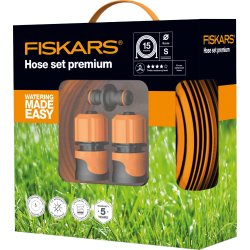 Fiskars Slangesæt premium Q4, 15 m