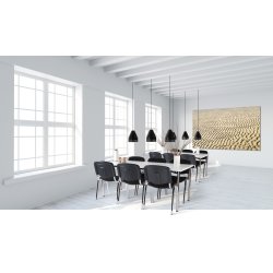 Casa Basic kantinesæt m. 6 stole og bord 180x80 cm