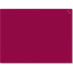 Glassboard magnetisk glastavle 60x80 cm, rød