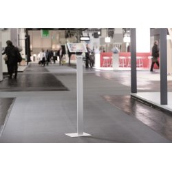 Durable gulvstander til iPad/tablet, aluminium