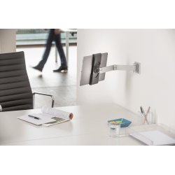 Durable fastmont. vægstander til iPad/tablet, alu