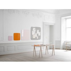 Lintex Mood Flow, 75 x 75 cm, lysegrå Shy