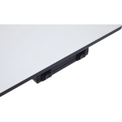VIKING hæve/sænkebord 180x90 cm hvid / Alu stel