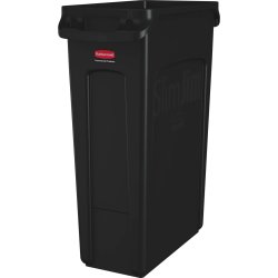 Rubbermaid Slim Jim affaldsbeholder, 87 liter,Sort