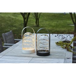 Arthur lanterne, Sort, H 37 cm, 40 LED lys