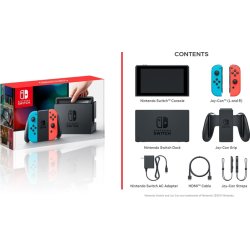 Nintendo Switch 2-i-1 consol, Rød & Blå