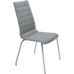 Apollo konferencestol, Grå beige, Krom stel